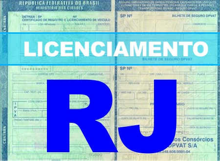 Licenciamento RJ 2024